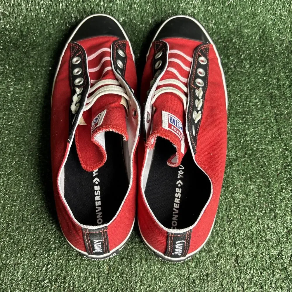 Converse CT All Star BY YOU Shoes Sneakers Men’s Size‎ 11.5 Red Black - Worn 1X